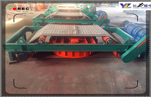 電磁自卸式除鐵器，陜西電磁自卸式除鐵器型號_陜西電磁自卸式除鐵器型號廠家配件_型號及工作視頻 